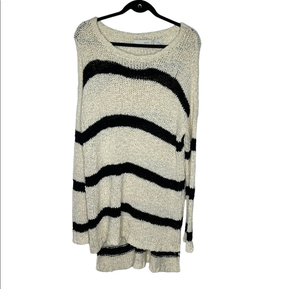 kersh striped oversized sweater large